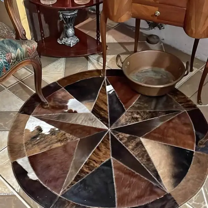 Cueros de vaca decoración