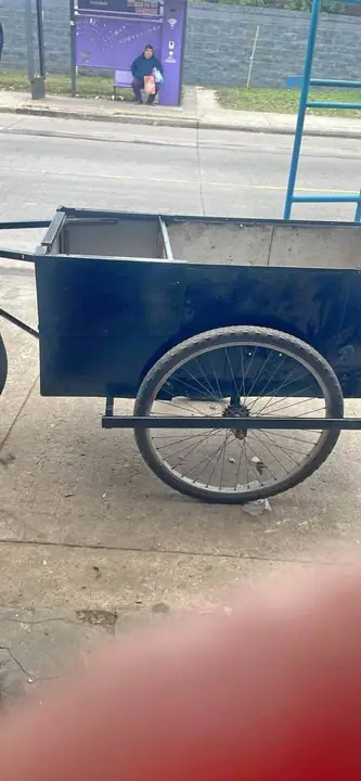 Carrito para bicicleta 120x 70 x 50