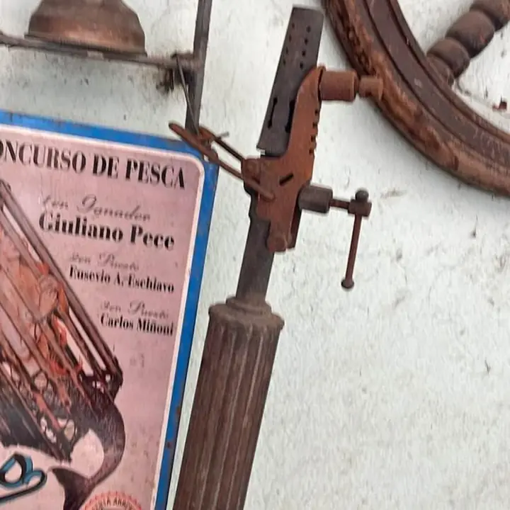 Soplete antiguo de bronce