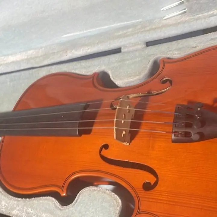 Violín cremosa en excelente estado afinado