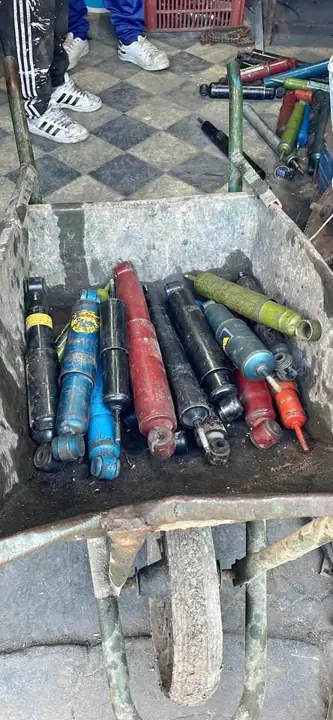 Amortiguadores nuevos viejos