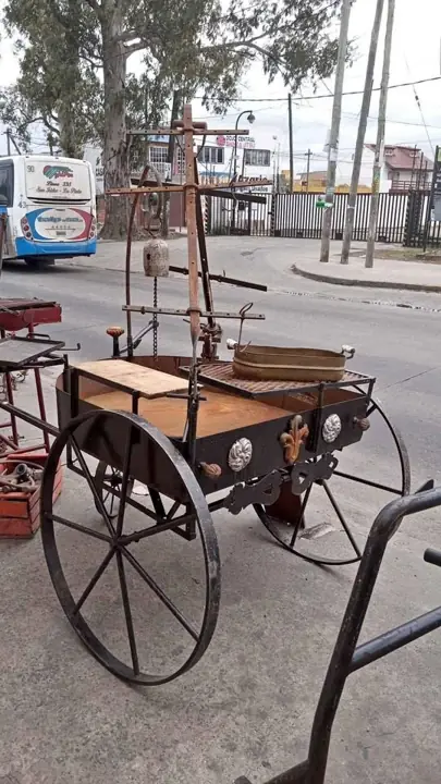 Asador estacas completo