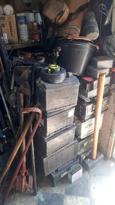 Baterias usadas recu0erada