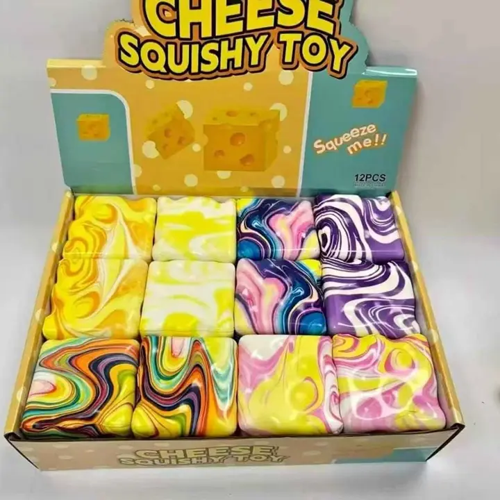 Squishy queso multicolor