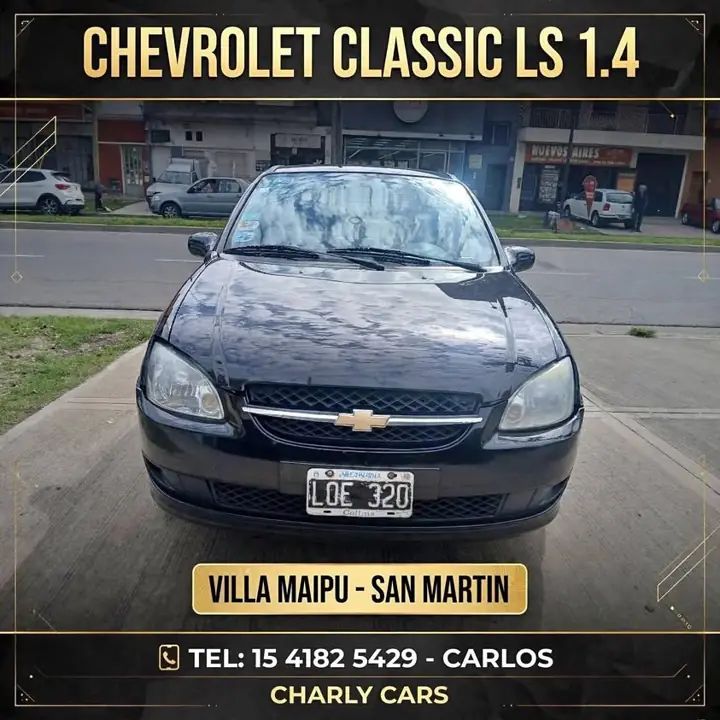 Chevrolet corsa classic 1.4 2012 con gnc