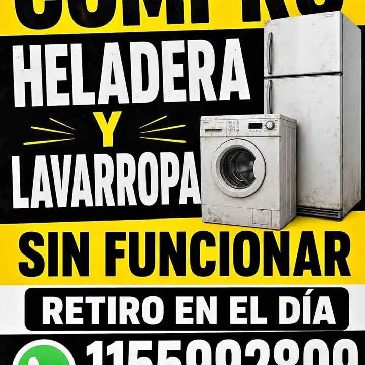 Heladera y lavarropa