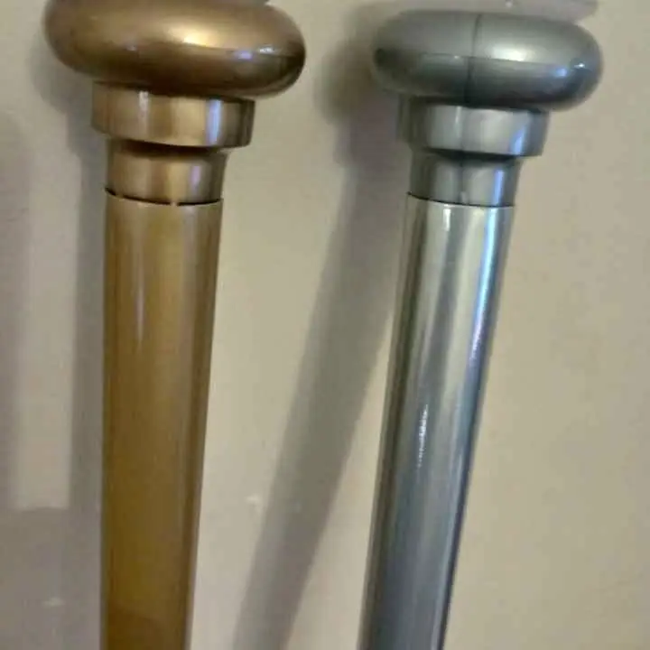 Barrales extensibles para cortina de baño