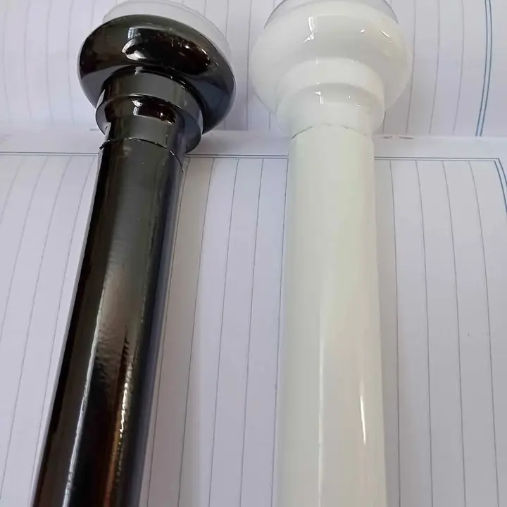 Barral línea lujo extensible de aluminio 1a2 metros blanco negro 9.000 ( lujo plata 12.000)