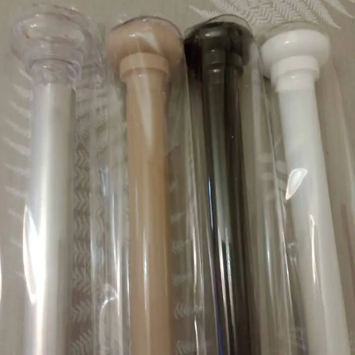 Barral extensible para cortinas de baño blanco negro beige natural 9.000