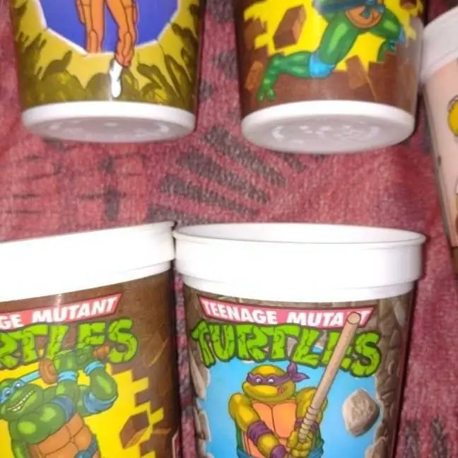 Vasos Pepsi tortugas ninja antiguos