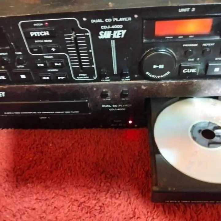 Bandeja Rack cd doble dj Sankey cdj 4000