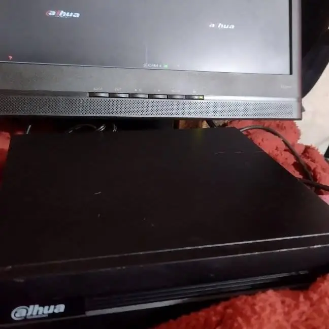 Switch canaras Dahua y monitor