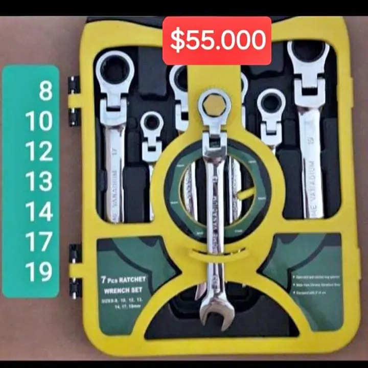 7 Combinadas con crike articuladas $48000 oferta