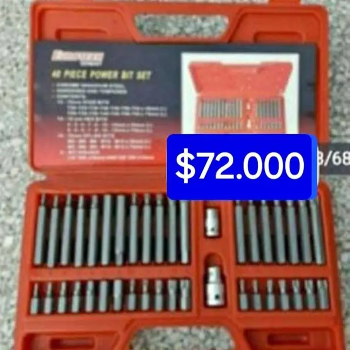 Juego 40 puntas eurotech S2 $72000