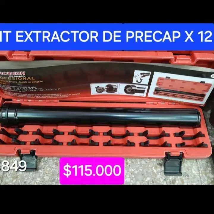 Juego 12 extractor de precap $115000