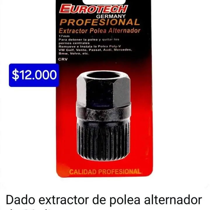 Extractor polea VW $12000