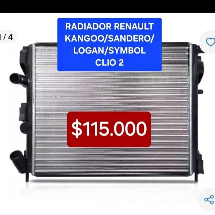 Radiador Renault $115000