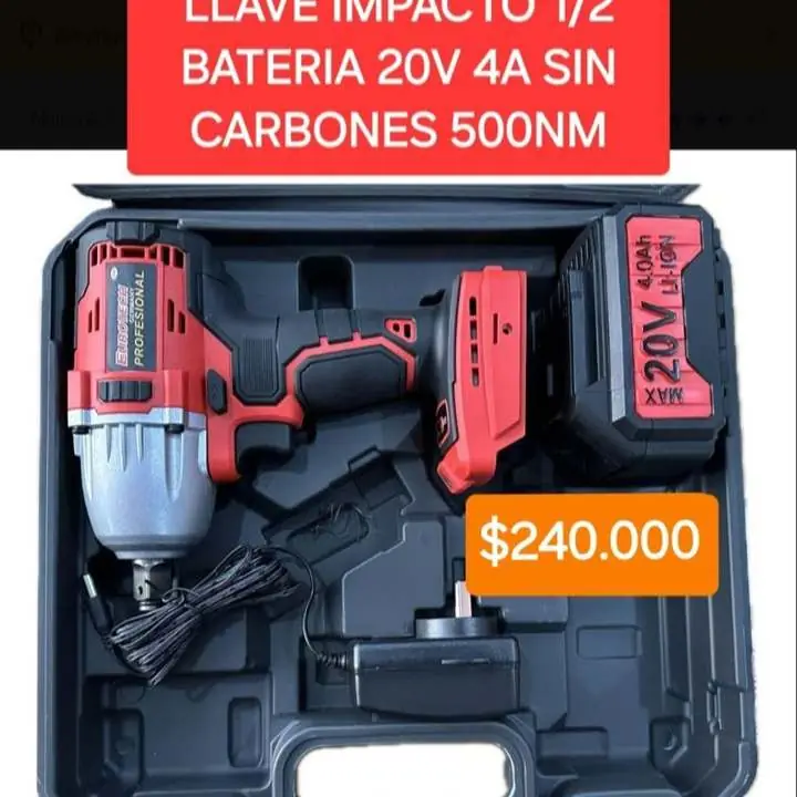Llave impacto eurotech $240000