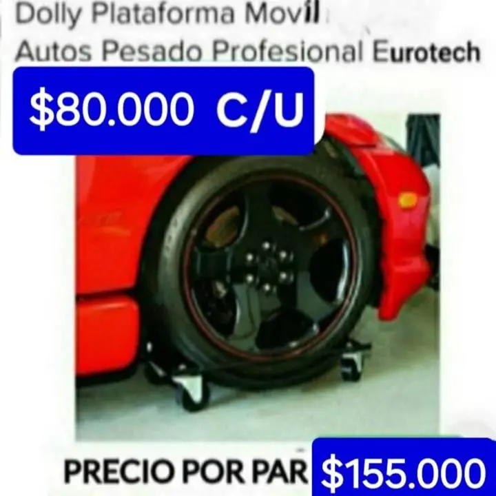 Plataforma movil $80000 C/u