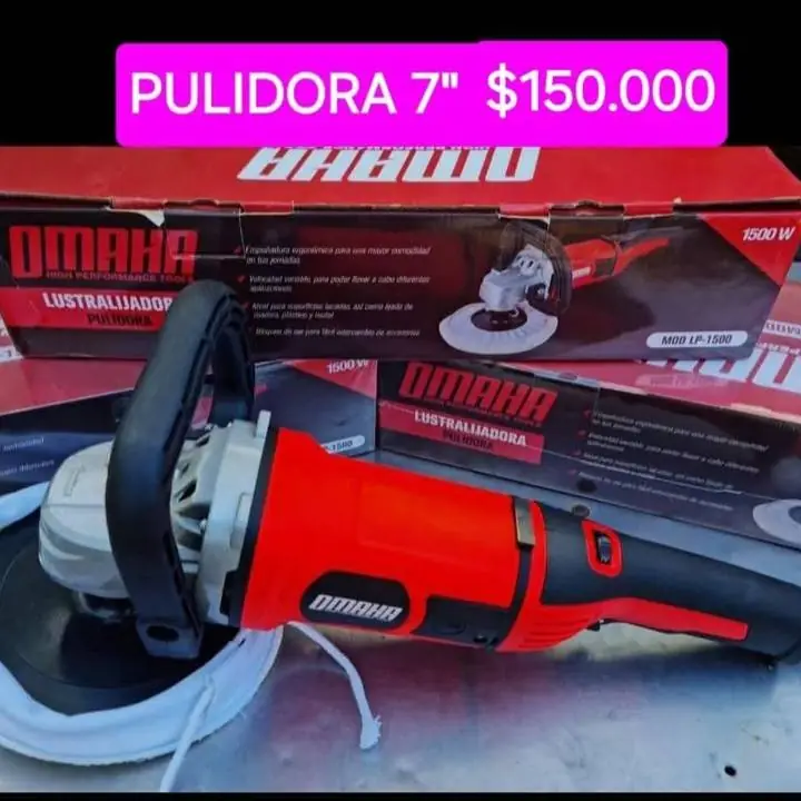 Pulidora 7" + paño $150000
