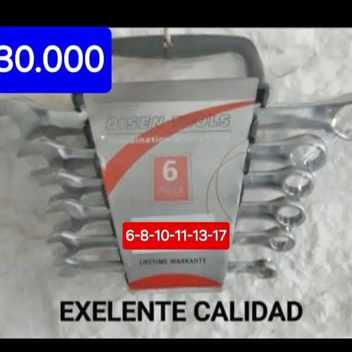 Juego 6 llaves exelentes $30000 por mayor $25000