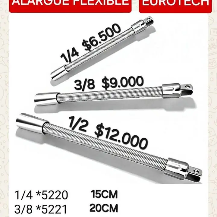Alargues flex desde $6500