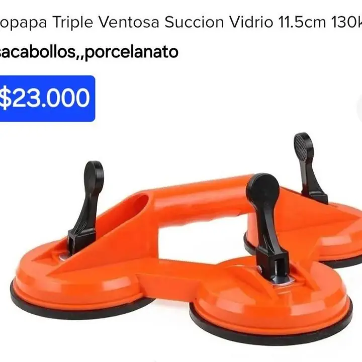 Ventosa triple $23000 vidrio ceramica sacabollo