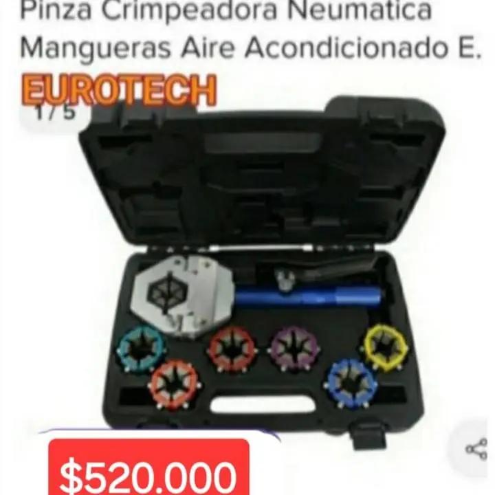Pinza crimpeadora neumatica $520000