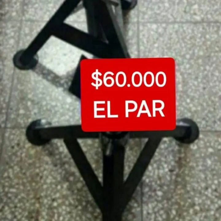 Par de caballetes soporte $60000