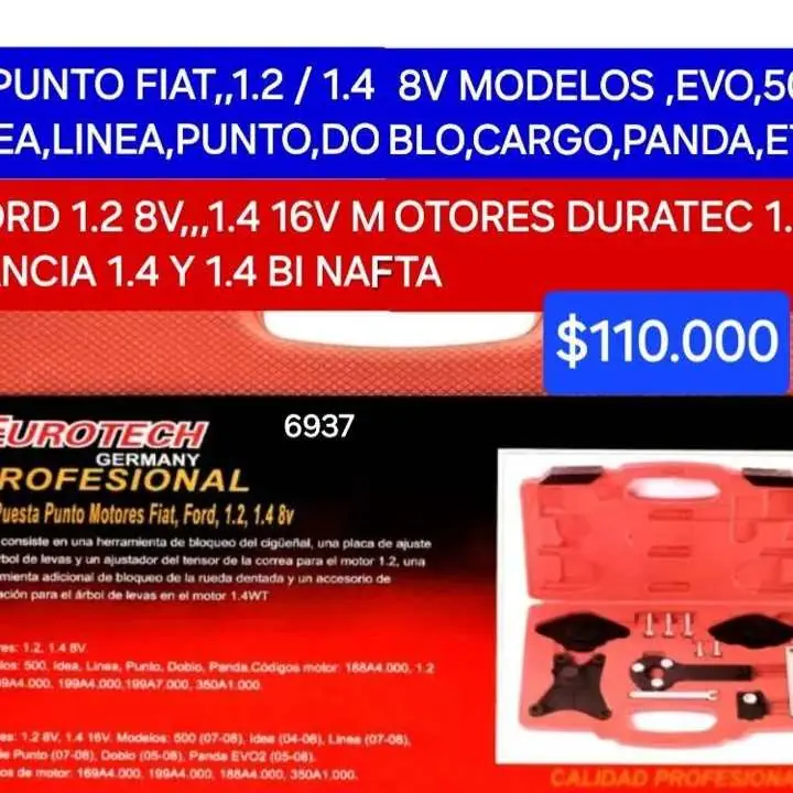 Herramienta p.punto Fiat mas Ford $110000