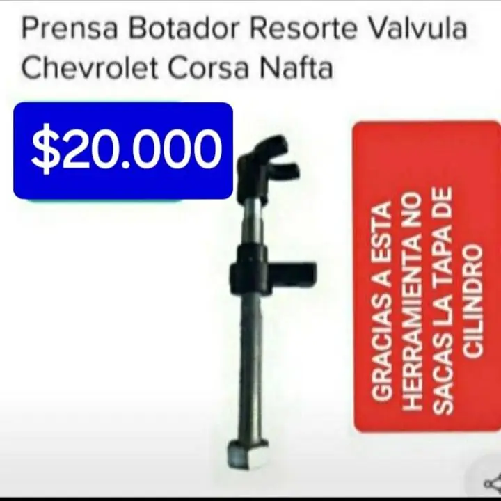 Prensa resorte corsa $20000