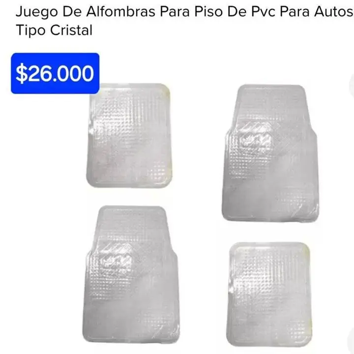 Juego 4 alfombras $26000