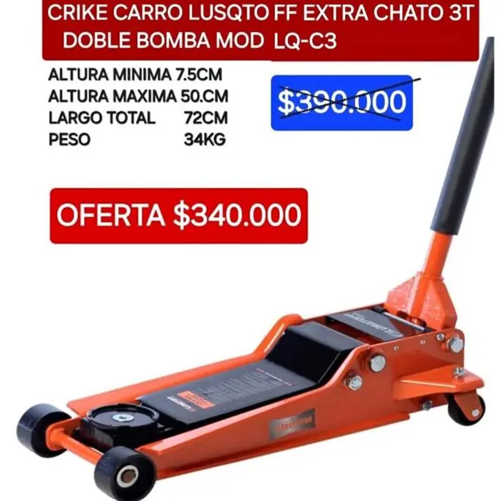 Crique extra chato 3T doble bomba $340000