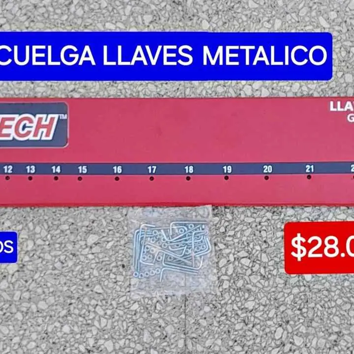 Cuelga llaves eurotech $28000