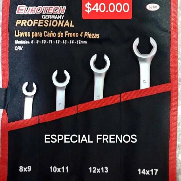 Juego llaves para frenos $40000