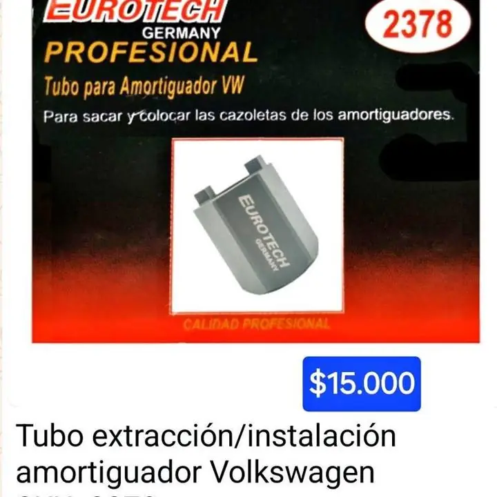Tubo amortiguador VW $15000