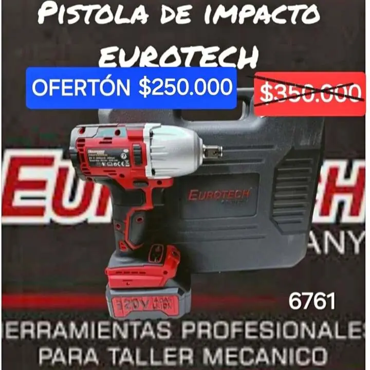 Pistola a bateria taller $250000