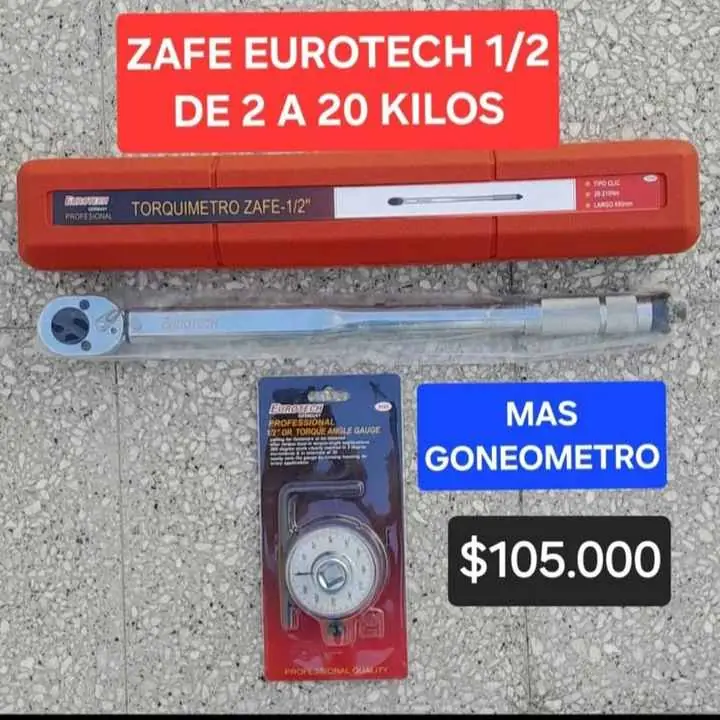 Torquimetro zafe mas goneometro $105000
