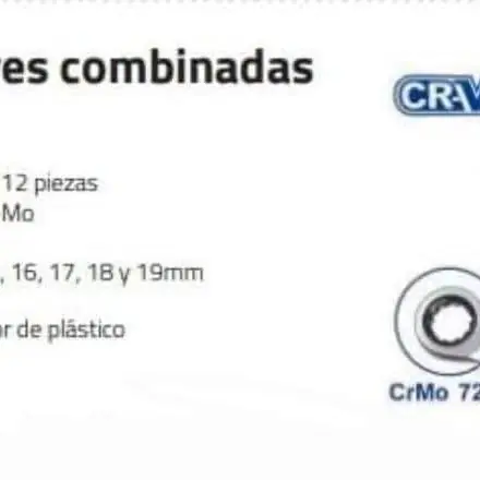 Set de 12 combinadas con crikera $75000