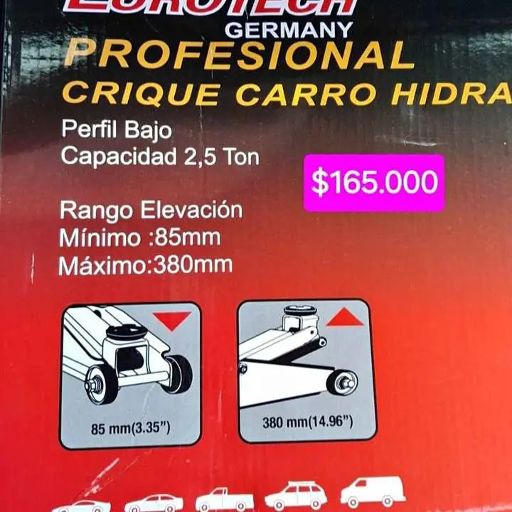 Crike eurotech chato reforzado $165000