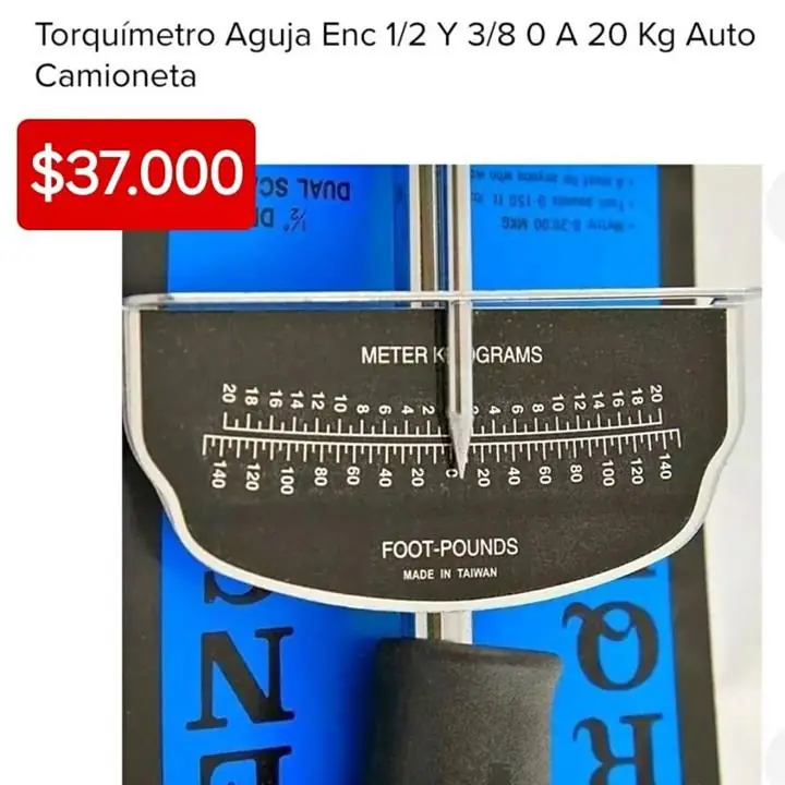 Torquimetro aguja $37000