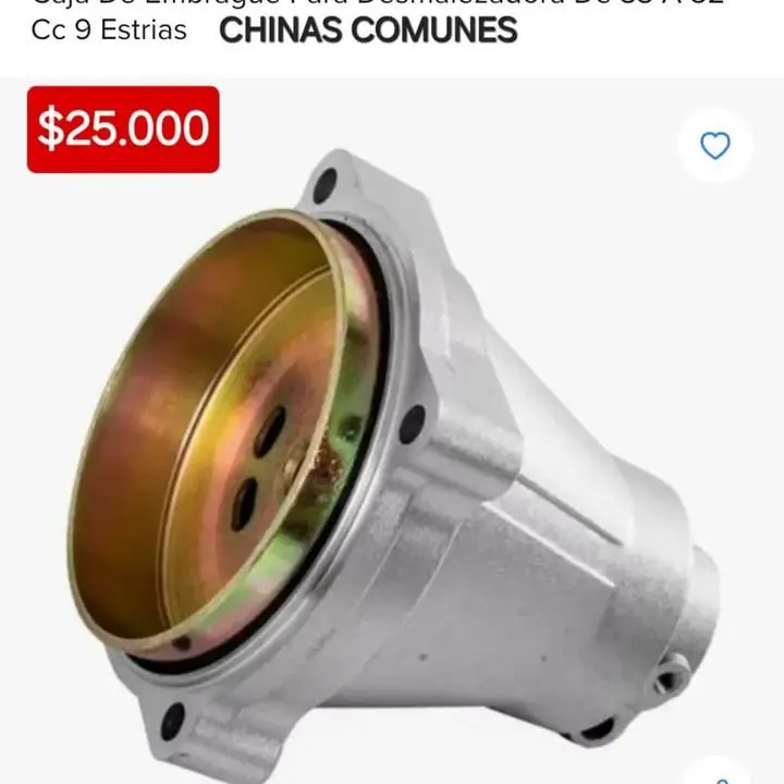 Campana embrague desmalezadora $25000