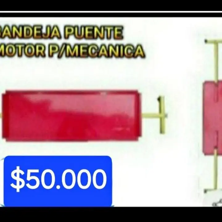 Bandeja ayudante mecanica $50000