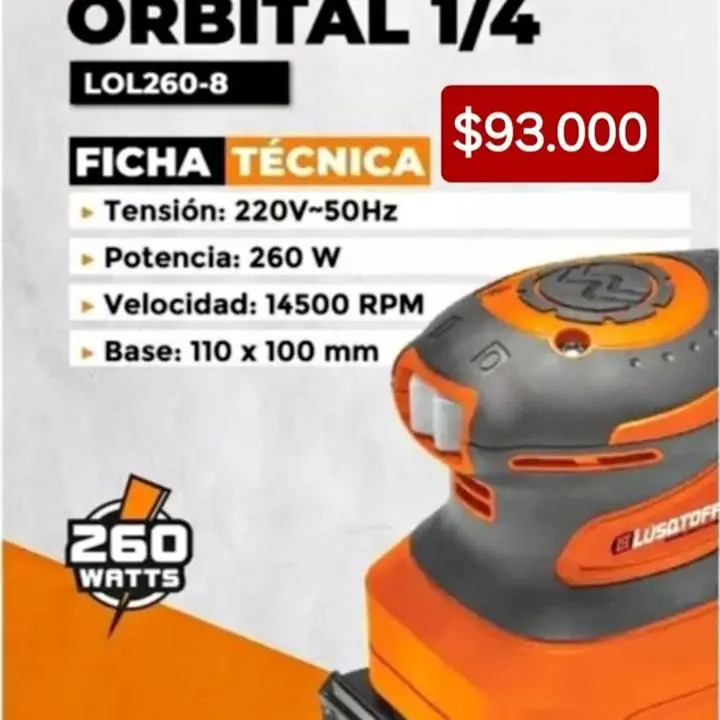 Lijadora orbital $93000