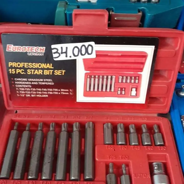 Puntas torx eurotech $34000