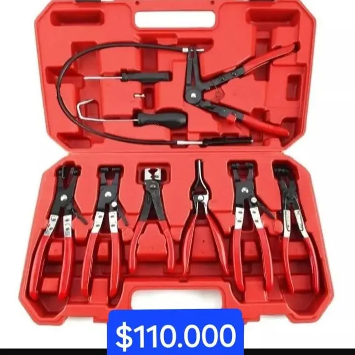 Kit de 7 pinzas para taller $83000