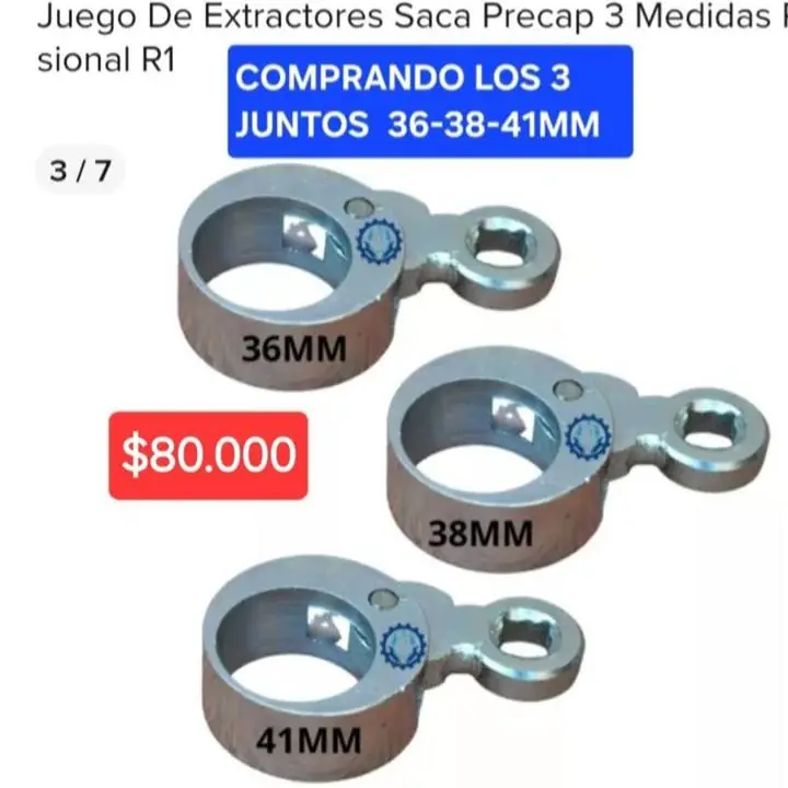Herramienta precap x 3 $80000