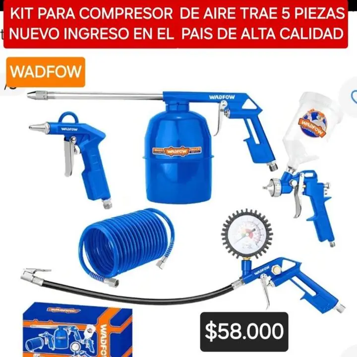 Kit de herramientas para compresor $58000