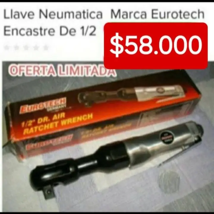 Llave neumatica 1/2 $58000