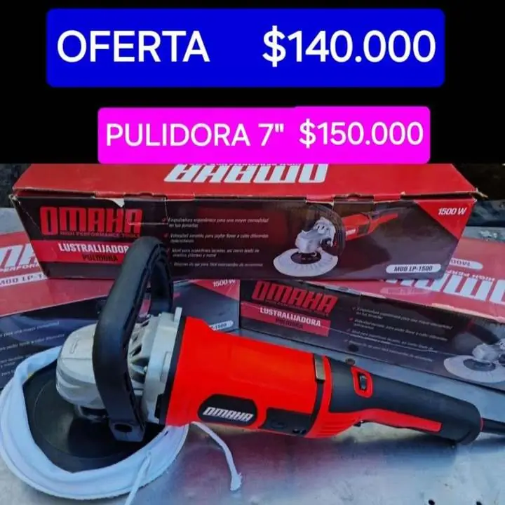 Pulidora grande 7' $140000